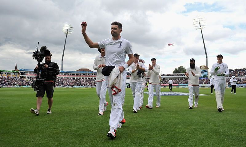 Anderson is the third pacer to take 500 Test wickets